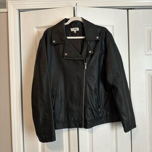 Faux Leather Jacket